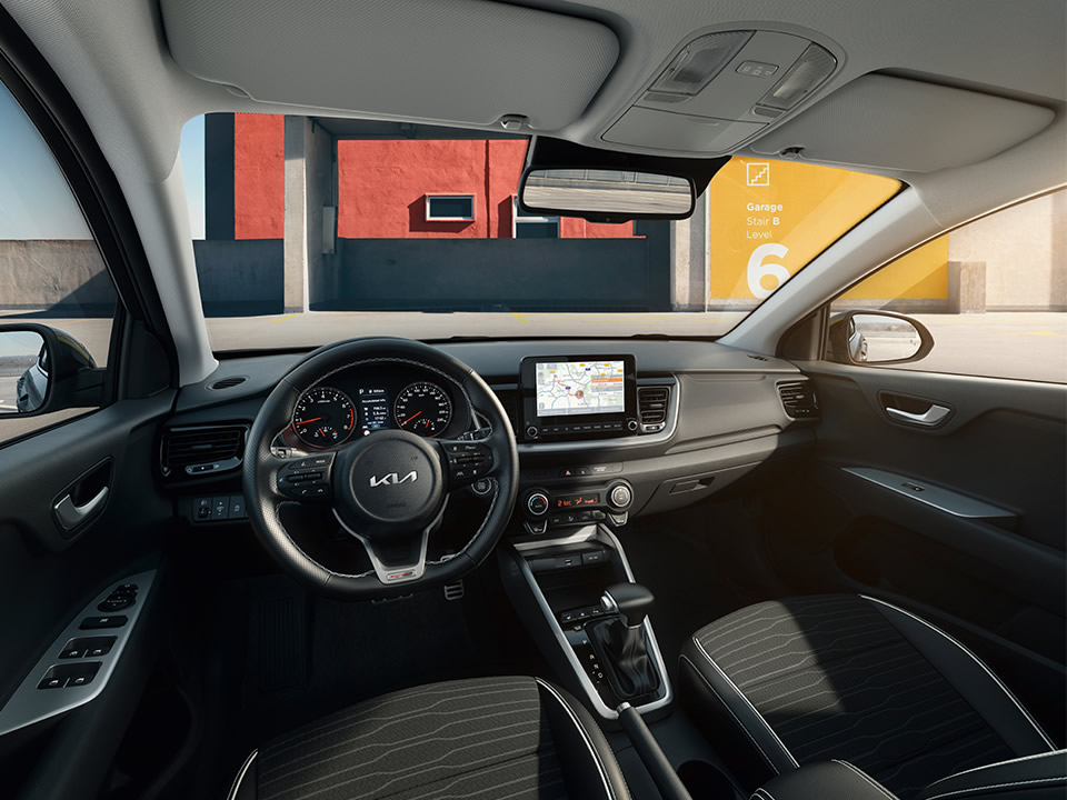Kia Stonic GT-line - Innenansicht Cockpit